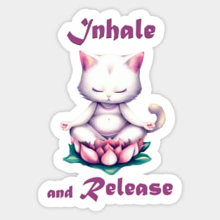 Zen Kitty Sticker
